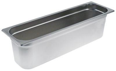 Gastronorm-container CNS 18/10 Storlek GN 2/4 D 150mm