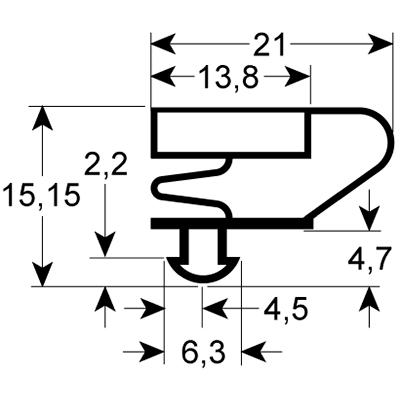 Pakning Profil 9704