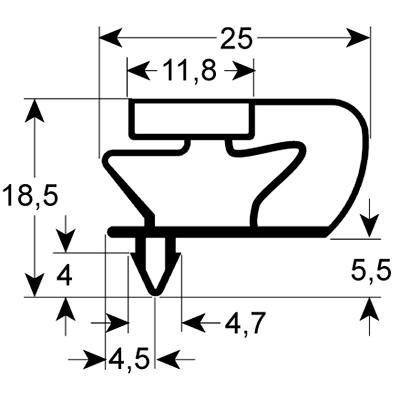 Pakning Profil 9799