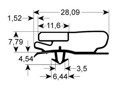 Pakning Profil 9500