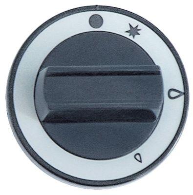 Vred Gaskranar med tändlåga ø 60mm Axel ø 8x6,5mm