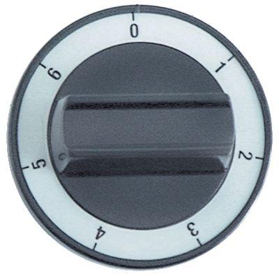 Vred Brytare 7-lägen ø 60mm Axel ø 6x4,6mm