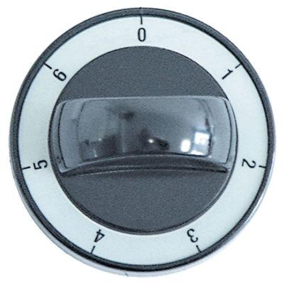Vred Brytare 7-lägen ø 60mm Axel ø 6x4,6mm