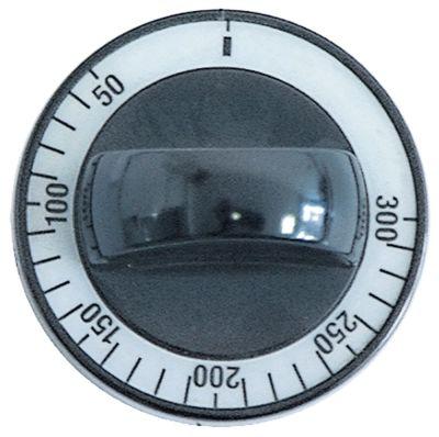Vred Termostat T.max. 300°C ø 60mm Axel ø 6x4,6mm