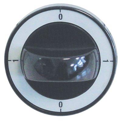 Vred Brytare 0-1-0-1 ø 60mm Axel ø 6x4,6mm