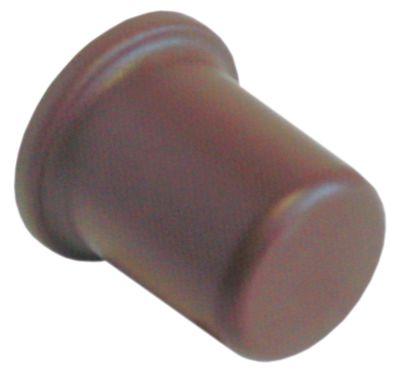 Vred ø 48mm Axel ø 8 x 6mm vinröd