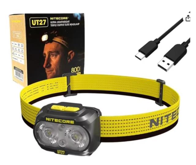 NITECORE UT27 pannlampa – 800 lumen