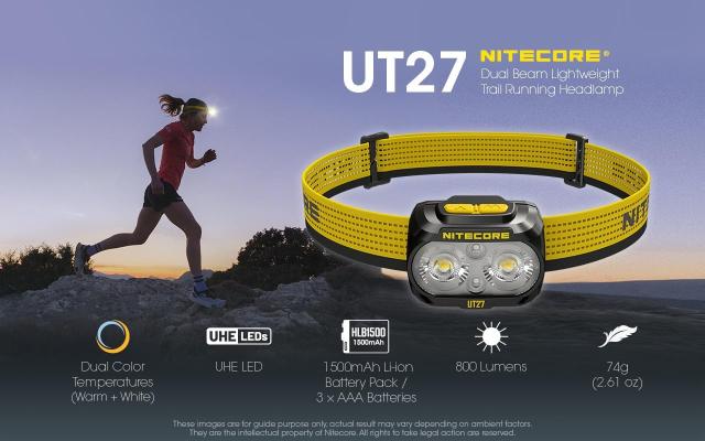 NITECORE UT27 pannlampa – 800 lumen