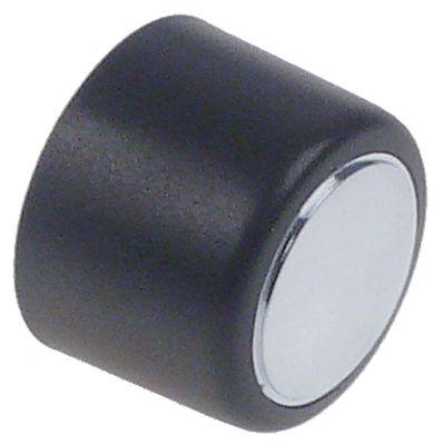 Tryckknapp mörkblå/krom passar för FAEMA