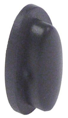 Tryckknapp svart liten passar för S.V. ITALIA