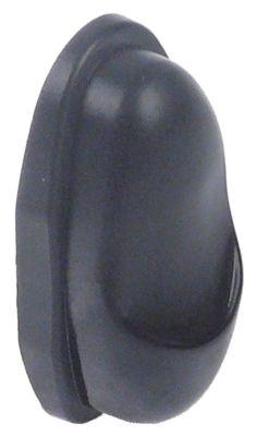 Tryckknapp svart stor passar för S.V. ITALIA